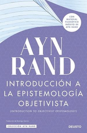 INTRODUCCIÓN A LA EPISTEMOLOGÍA OBJETIVISTA | 9788423433520 | RAND, AYN | Llibreria L'Illa - Llibreria Online de Mollet - Comprar llibres online