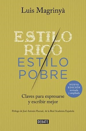 ESTILO RICO, ESTILO POBRE | 9788418619540 | MAGRINYÀ, LUIS | Llibreria L'Illa - Llibreria Online de Mollet - Comprar llibres online