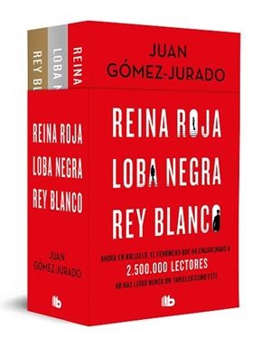 TRILOGÍA REINA ROJA (PACK CON: REINA ROJA | LOBA NEGRA | REY BLANCO) | 9788413145037 | GÓMEZ-JURADO, JUAN | Llibreria L'Illa - Llibreria Online de Mollet - Comprar llibres online