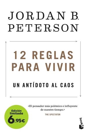 12 REGLAS PARA VIVIR | 9788408258841 | PETERSON, JORDAN B. | Llibreria L'Illa - Llibreria Online de Mollet - Comprar llibres online