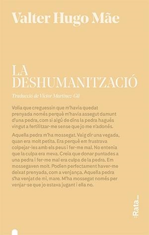 DESHUMANITZACIÓ, LA | 9788416738472 | HUGO MÃE, VALTER | Llibreria L'Illa - Llibreria Online de Mollet - Comprar llibres online