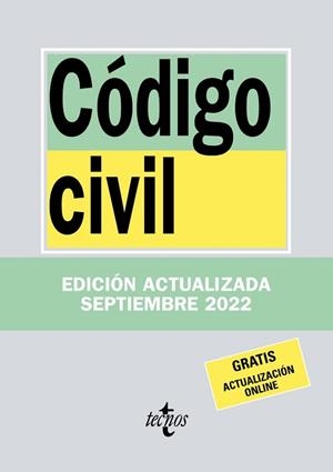 CÓDIGO CIVIL | 9788430985562 | EDITORIAL TECNOS | Llibreria L'Illa - Llibreria Online de Mollet - Comprar llibres online