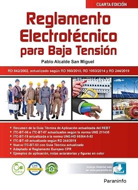 REGLAMENTO ELECTROTÉCNICO PARA BAJA TENSIÓN  4.ª EDICIÓN | 9788428344470 | ALCALDE SAN MIGUEL, PABLO | Llibreria L'Illa - Llibreria Online de Mollet - Comprar llibres online
