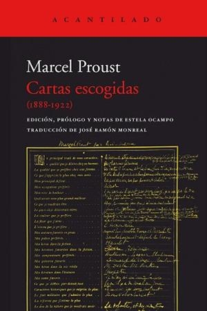 CARTAS ESCOGIDAS (1888-1922) | 9788419036100 | PROUST, MARCEL | Llibreria L'Illa - Llibreria Online de Mollet - Comprar llibres online