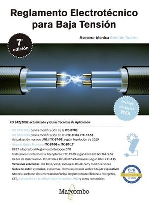 REGLAMENTO ELECTROTÉCNICO PARA BAJA TENSIÓN 7.ª EDICIÓN | 9788426733719 | BUENO GONZÁLEZ, BENILDE | Llibreria L'Illa - Llibreria Online de Mollet - Comprar llibres online