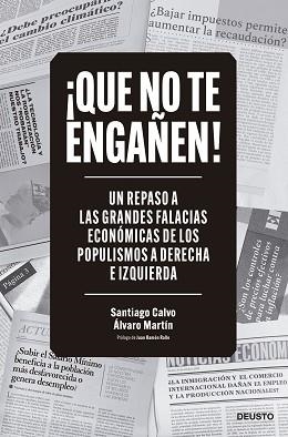 QUE NO TE ENGAÑEN! | 9788423434411 | MARTÍN, ÁLVARO/CALVO, SANTIAGO | Llibreria L'Illa - Llibreria Online de Mollet - Comprar llibres online