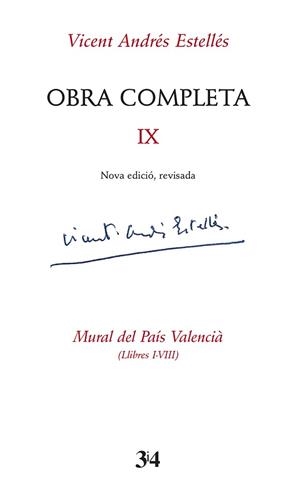 OBRA COMPLETA IX | 9788417469580 | ESTELLES, VICENT ANDRES | Llibreria L'Illa - Llibreria Online de Mollet - Comprar llibres online