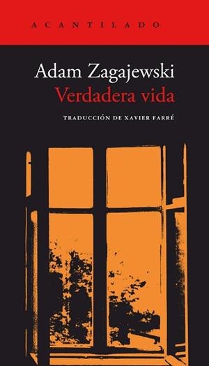 VERDADERA VIDA | 9788419036384 | ZAGAJEWSKI, ADAM | Llibreria L'Illa - Llibreria Online de Mollet - Comprar llibres online