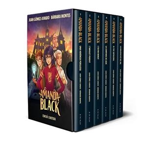 AMANDA BLACK - PACK AMB ELS LIBRES DE L'1 AL 6 (EDICIÓ LIMITADA) | 9788419048974 | GÓMEZ-JURADO, JUAN/MONTES, BÁRBARA | Llibreria L'Illa - Llibreria Online de Mollet - Comprar llibres online