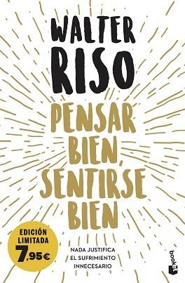 PENSAR BIEN SENTIRSE BIEN | 9788408282884 | RISO, WALTER | Llibreria L'Illa - Llibreria Online de Mollet - Comprar llibres online
