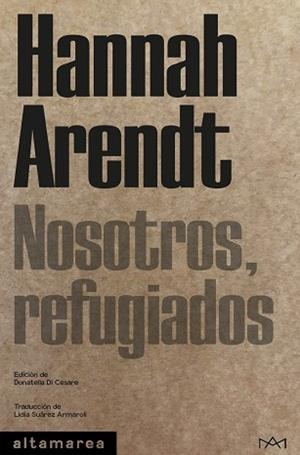 NOSOTROS, REFUGIADOS | 9788419583482 | ARENDT, HANNAH | Llibreria L'Illa - Llibreria Online de Mollet - Comprar llibres online