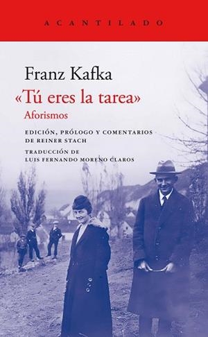 TÚ ERES LA TAREA | 9788419036858 | KAFKA, FRANZ | Llibreria L'Illa - Llibreria Online de Mollet - Comprar llibres online