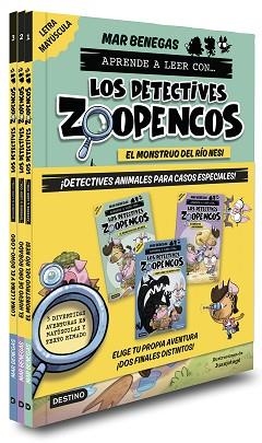 PACK APRENDE A LEER CON...LOS DETECTIVES ZOOPENCOS 1-3. ELIGE TU HISTORIA | 9788408285960 | BENEGAS, MAR | Llibreria L'Illa - Llibreria Online de Mollet - Comprar llibres online