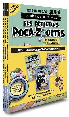 PACK APRÈN A LLEGIR AMB... ELS DETECTIUS POCA-ZOOLTES! 1-3. EN LLETRA MAJÚSCULA | 9788413897998 | BENEGAS, MAR | Llibreria L'Illa - Llibreria Online de Mollet - Comprar llibres online