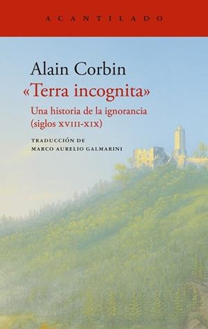 TERRA INCOGNITA | 9788419958020 | CORBIN, ALAIN | Llibreria L'Illa - Llibreria Online de Mollet - Comprar llibres online