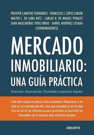 MERCADO INMOBILIARIO: UNA GUIA PRACTICA | 9788423426966 | VV.AA.