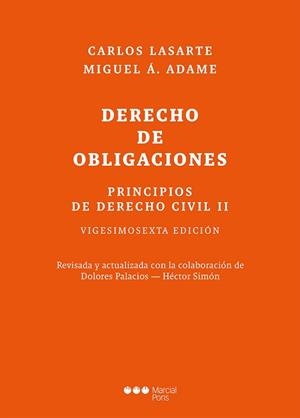 PRINCIPIOS DE DERECHO CIVIL T.II | 9788413816562 | LASARTE ÁLVAREZ, CARLOS/ADAME, MIGUEL A. | Llibreria L'Illa - Llibreria Online de Mollet - Comprar llibres online