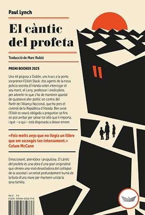 CÀNTIC DEL PROFETA, EL | 9788419332776 | LYNCH, PAUL | Llibreria L'Illa - Llibreria Online de Mollet - Comprar llibres online