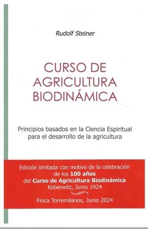 CURSO DE AGRICULTURA BIODINAMICA | 9788418919299 | STEINER, RUDOLF | Llibreria L'Illa - Llibreria Online de Mollet - Comprar llibres online