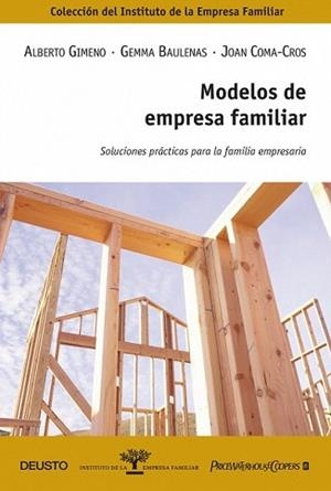 MODELOS DE EMPRESA FAMILIAR | 9788423426904 | VV.AA.
