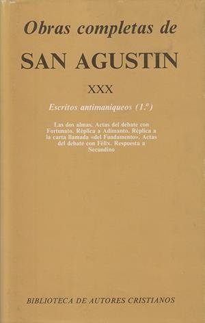 ESCRITOS ANTIMANIQUEOS XXX | 9788422012764 | SAN AGUSTÍN | Llibreria L'Illa - Llibreria Online de Mollet - Comprar llibres online