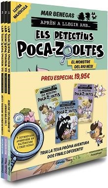 PACK APRÈN A LLEGIR AMB... ELS DETECTIUS POCA-ZOOLTES!  1,2 I 3: EN LLETRA MAJÚS | 9791387519438 | BENEGAS, MAR | Llibreria L'Illa - Llibreria Online de Mollet - Comprar llibres online