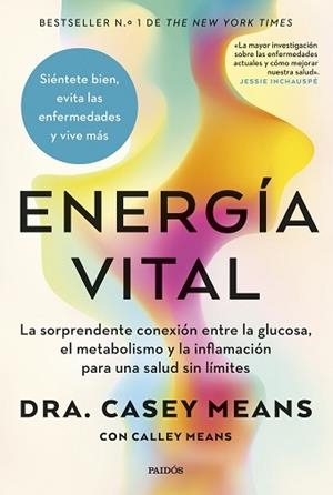 ENERGÍA VITAL | 9788449343537 | MEANS, CASEY/MEANS, CALLEY | Llibreria L'Illa - Llibreria Online de Mollet - Comprar llibres online