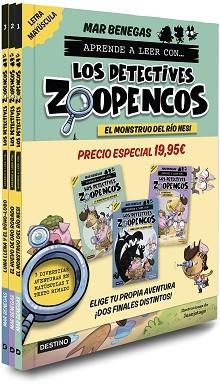 PACK APRENDE A LEER CON... ¡LOS DETECTIVES ZOOPENCOS! 1, 2 Y 3: EN LETRA | 9788408300946 | BENEGAS, MAR | Llibreria L'Illa - Llibreria Online de Mollet - Comprar llibres online