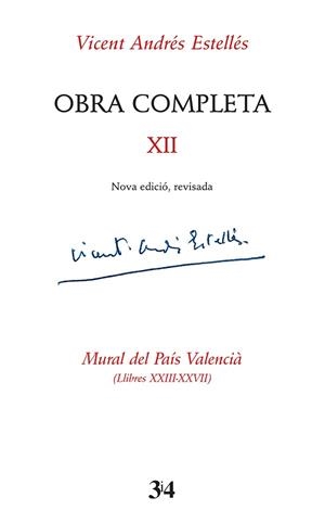 OBRA COMPLETA REVISADA, VOLUM 12 | 9788417469894 | ANDRÉS ESTELLÉS, VICENT | Llibreria L'Illa - Llibreria Online de Mollet - Comprar llibres online