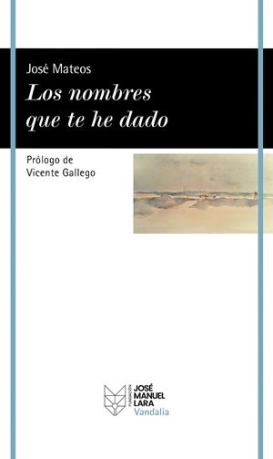 NOMBRES QUE TE HE DADO, LOS | 9788419132345 | MATEOS, JOSÉ | Llibreria L'Illa - Llibreria Online de Mollet - Comprar llibres online