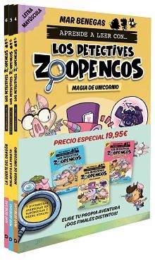 PACK APRENDE A LEER CON... ¡LOS DETECTIVES ZOOPENCOS! 4, 5 Y 6: EN LETRA MAYÚSCU | 9788408299226 | BENEGAS, MAR | Llibreria L'Illa - Llibreria Online de Mollet - Comprar llibres online