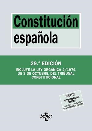 CONSTITUCIÓN ESPAÑOLA | 9788430993048 | EDITORIAL TECNOS | Llibreria L'Illa - Llibreria Online de Mollet - Comprar llibres online
