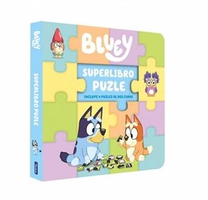 BLUEY. LIBRO JUGUETE - SUPERLIBRO PUZZLE. 4 PUZLES DE DOS CARAS PARA LEER Y JUGA | 9788448871291 | BLUEY