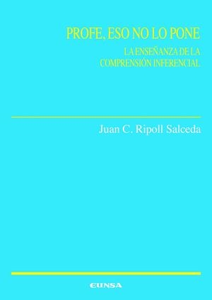 PROFE, ESO NO LO PONE | 9788431333201 | RIPOLL SALCEDA, JUAN CRUZ | Llibreria L'Illa - Llibreria Online de Mollet - Comprar llibres online