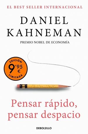 PENSAR RÁPIDO PENSAR DESPACIO | 9788466363785 | KAHNEMAN, DANIEL | Llibreria L'Illa - Llibreria Online de Mollet - Comprar llibres online