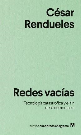 REDES VACÍAS | 9788433948991 | RENDUELES, CÉSAR | Llibreria L'Illa - Llibreria Online de Mollet - Comprar llibres online