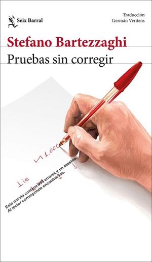 PRUEBAS SIN CORREGIR | 9788432250880 | BARTEZZAGHI, STEFANO | Llibreria L'Illa - Llibreria Online de Mollet - Comprar llibres online