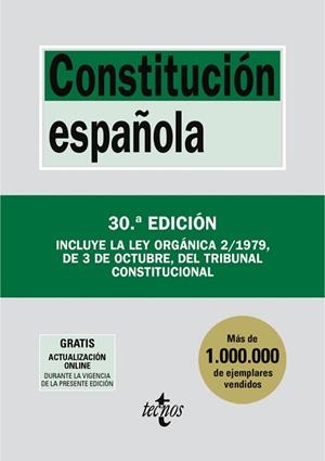 CONSTITUCIÓN ESPAÑOLA | 9788430994403 | EDITORIAL TECNOS | Llibreria L'Illa - Llibreria Online de Mollet - Comprar llibres online