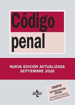 CÓDIGO PENAL | 9788430994458 | EDITORIAL TECNOS | Llibreria L'Illa - Llibreria Online de Mollet - Comprar llibres online