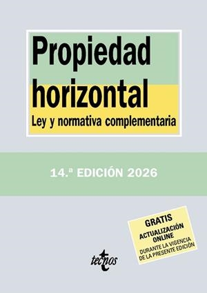 PROPIEDAD HORIZONTAL | 9788430994496 | EDITORIAL TECNOS | Llibreria L'Illa - Llibreria Online de Mollet - Comprar llibres online