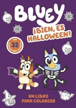 BLUEY. ACTIVIDADES - ¡BIEN, ES HALLOWEEN! UN LIBRO PARA COLOREAR TERRORÍFICAMENT | 9788448874773 | BLUEY | Llibreria L'Illa - Llibreria Online de Mollet - Comprar llibres online