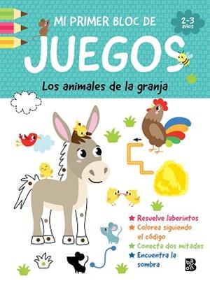MI PRIMER BLOC DE JUEGOS- ANIMALES DE LA GRANJA | 9789403247366 | BALLON | Llibreria L'Illa - Llibreria Online de Mollet - Comprar llibres online