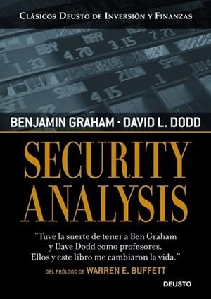 SECURITY ANALYSIS | 9788423426942 | GRAHAM, BENJAMIN | Llibreria L'Illa - Llibreria Online de Mollet - Comprar llibres online