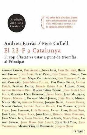23-F A CATALUNYA, EL | 9788466411271 | FARRAS, ANDREU / PERE CULLELL | Llibreria L'Illa - Llibreria Online de Mollet - Comprar llibres online