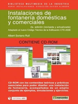 INSTALACIONES DE FONTANERIA DOMESTICAS Y COMERCIALES | 9788426715210 | SORIANO RULL, ALBERT