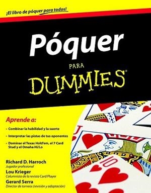 POQUER PARA DUMMIES | 9788432920820 | RICHARD D. HARROCH/LOU KRIEGER