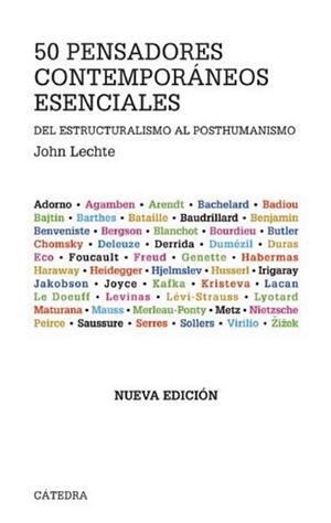 CINCUENTA PENSADORES CONTEMPORÁNEOS ESENCIALES | 9788437626970 | LECHTE, JOHN | Llibreria L'Illa - Llibreria Online de Mollet - Comprar llibres online