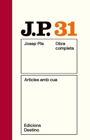 ARTICLES AMB CUA | 9788497101714 | PLA, JOSEP | Llibreria L'Illa - Llibreria Online de Mollet - Comprar llibres online