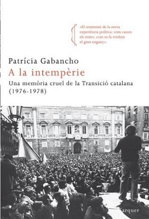 A LA INTEMPÈRIE | 9788466413695 | GABANCHO, PATRICIA | Llibreria L'Illa - Llibreria Online de Mollet - Comprar llibres online
