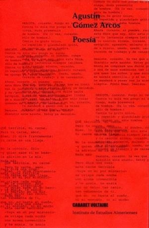 POESÍA | 9788493764395 | GÓMEZ ARCOS, AGUSTÍN | Llibreria L'Illa - Llibreria Online de Mollet - Comprar llibres online